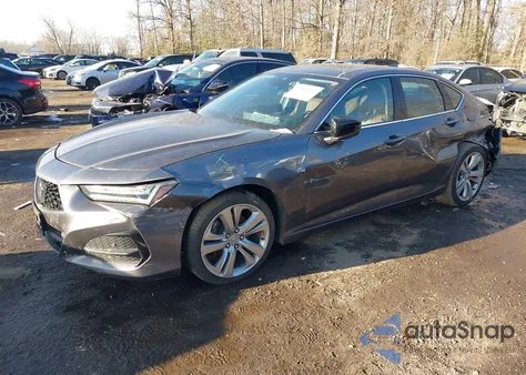 2021 Acura Tlx Technology Package z USA, uszkodzony, nr VIN 19UUB5F45MA005196